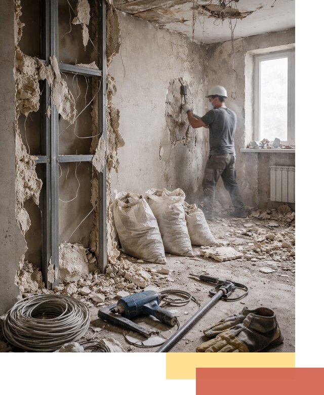 Профессиональный демонтаж зданий и конструкций в Мытищах