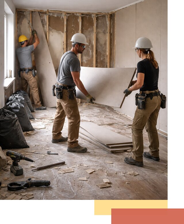 Демонтаж стеновых панелей в Мытищах быстро и аккуратно