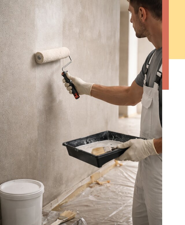 Грунтовка стен в Мытищах от 2234 руб. м2 — быстро, недорого, с материалом | ОТДЕЛОЧНИК-Мтщ