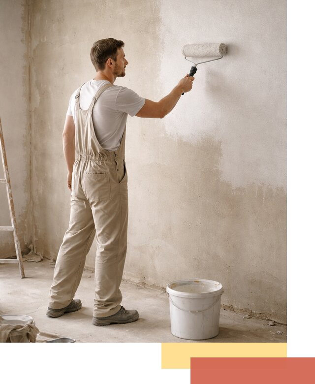 Грунтовка стен под отделку в Мытищах профессиональным раствором