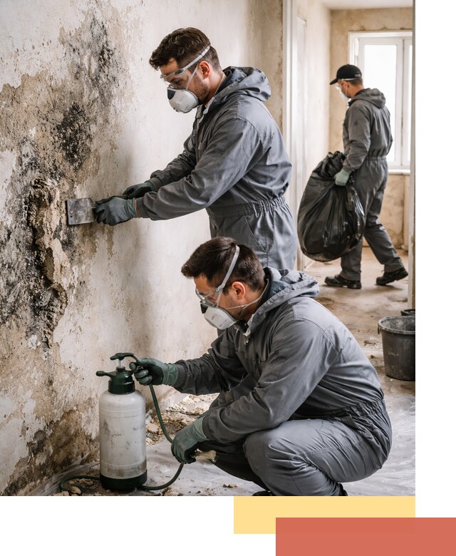 Удаление плесени со стен профессионально в Мытищах