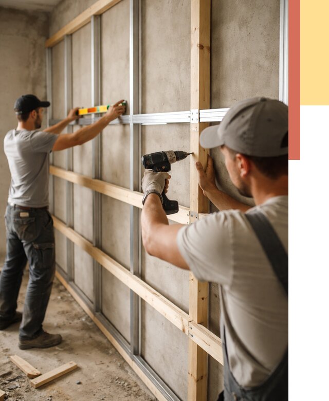 Устройство обрешетки под панели в Мытищах от 2133 руб. — монтаж под ключ | ОТДЕЛОЧНИК-Мтщ