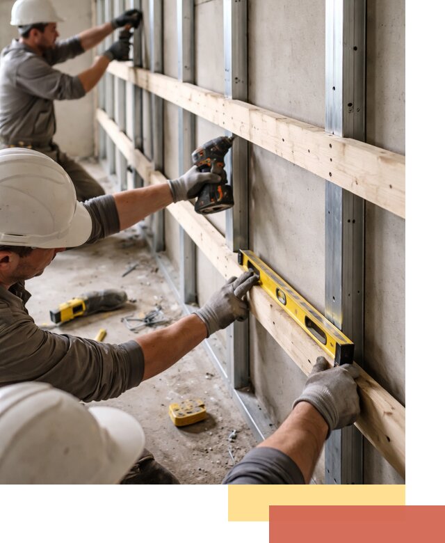 Устройство обрешетки под панели в Мытищах
