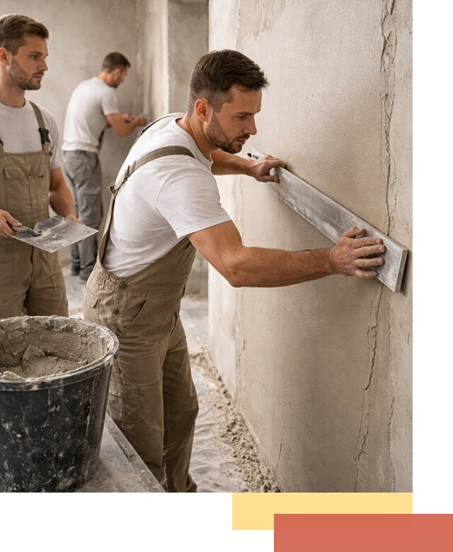 Штукатурка стен без маяков в Мытищах быстро и качественно