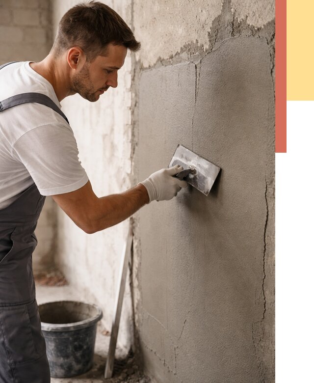 Штукатурка стен под плитку в Мытищах от 4265 руб./м2 — выравнивание под плитку | ОТДЕЛОЧНИК-Мтщ