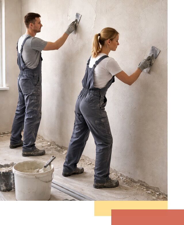 Штукатурка стен под обои в Мытищах профессионально и быстро