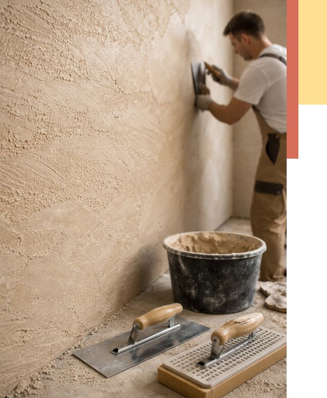 Декоративная штукатурка травертин в Мытищах от 1828 руб/м2 — качественно и недорого | ОТДЕЛОЧНИК-Мтщ