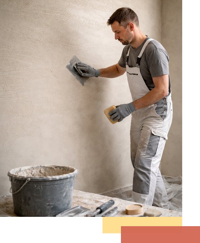 Декоративная штукатурка травертин в Мытищах для стен и потолков