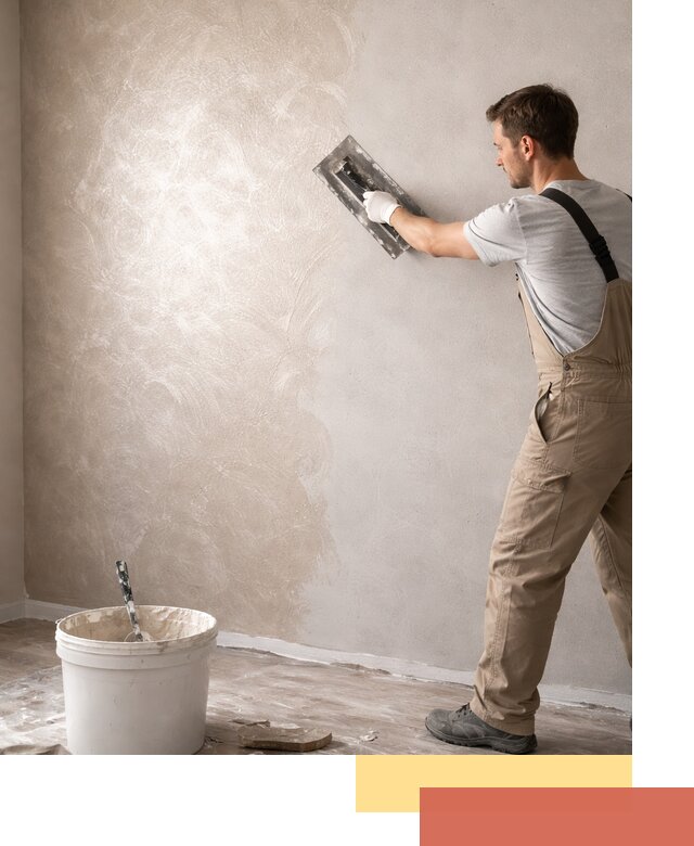 Декоративная штукатурка «Мокрый шелк» под ключ в Мытищах