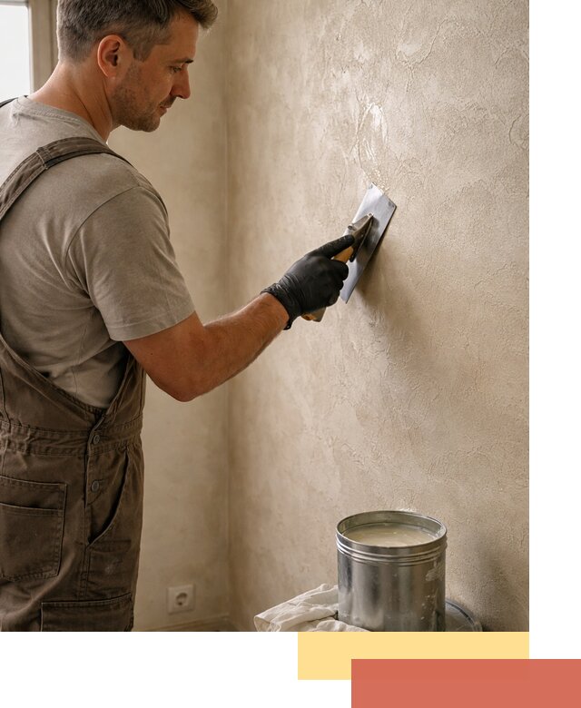 Нанесение воска на штукатурку в Мытищах для защиты и блеска