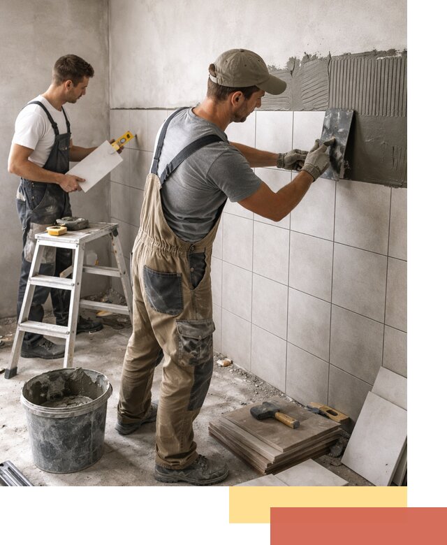 Укладка плитки на стены в Мытищах профессионально и надежно