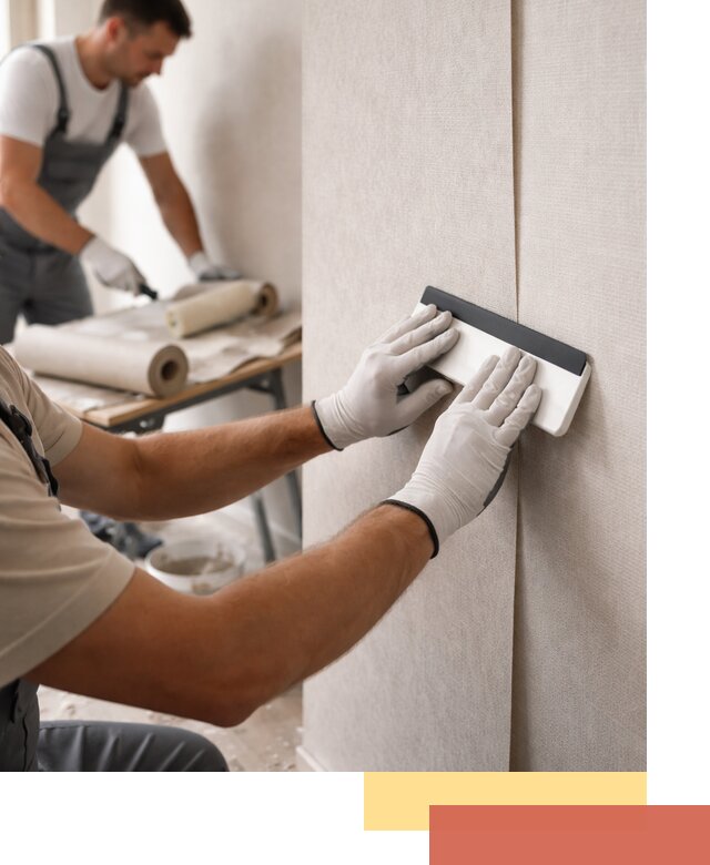 Поклейка обоев под покраску в Мытищах профессионально и быстро