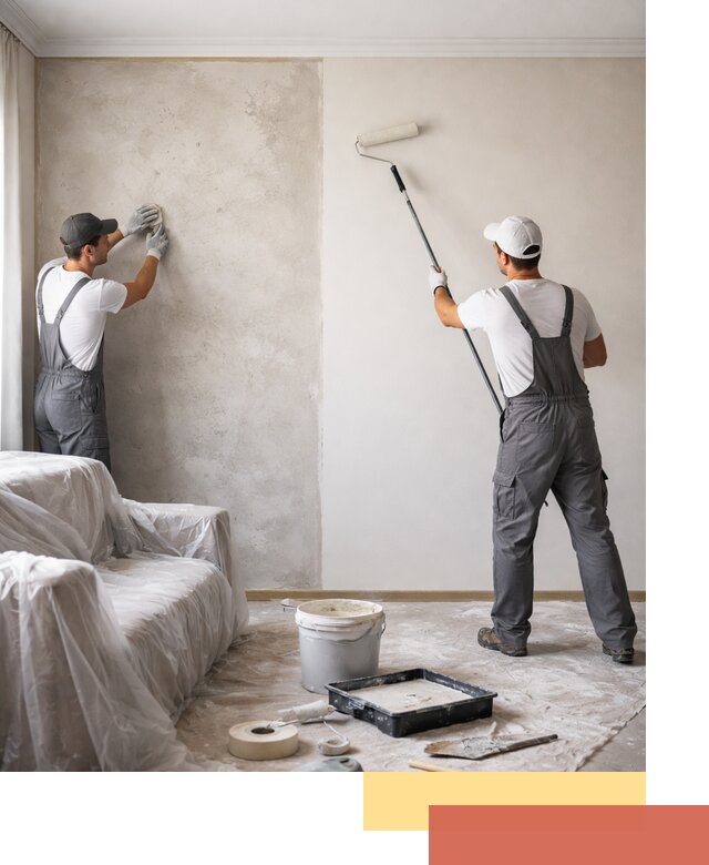 Покраска стен антивандальной краской в Мытищах