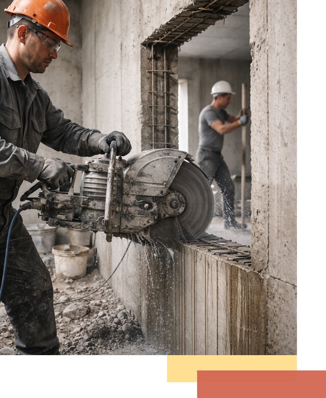 Алмазная резка проемов в Мытищах быстро и точно