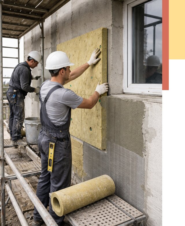 Утепление стен в Мытищах от 4367 руб. под ключ — быстро и недорого | ОТДЕЛОЧНИК-Мтщ