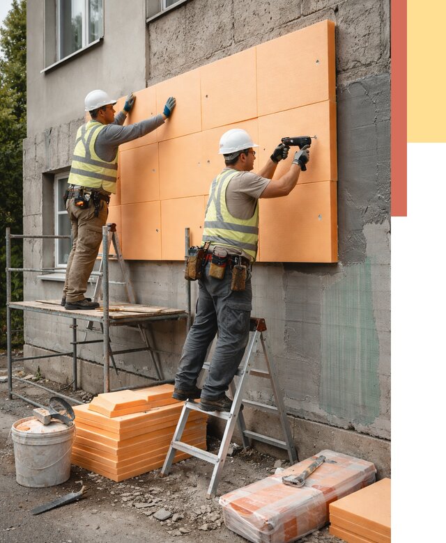 Утепление стен пеноплексом в Мытищах от 1879 руб./м2 — быстро и недорого | ОТДЕЛОЧНИК-Мтщ