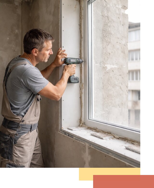 Монтаж гипсокартонных откосов в Мытищах под ключ