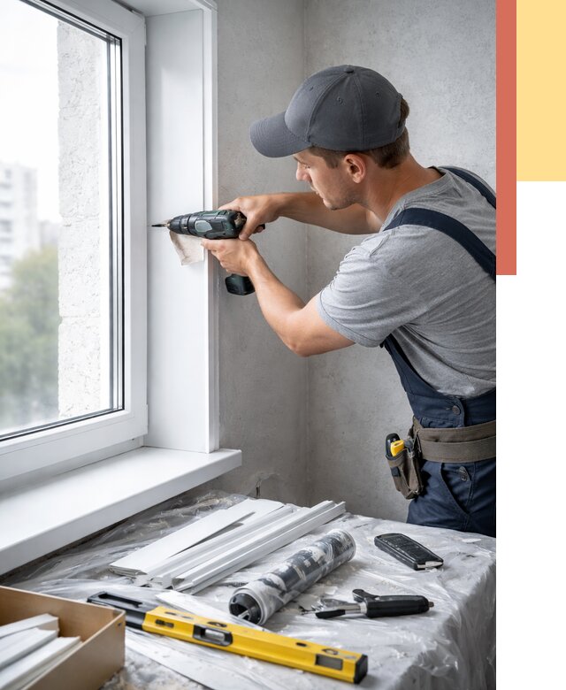 Установка пластиковых откосов в Мытищах от 2285 руб. | ОТДЕЛОЧНИК-Мтщ монтаж, быстро и недорого