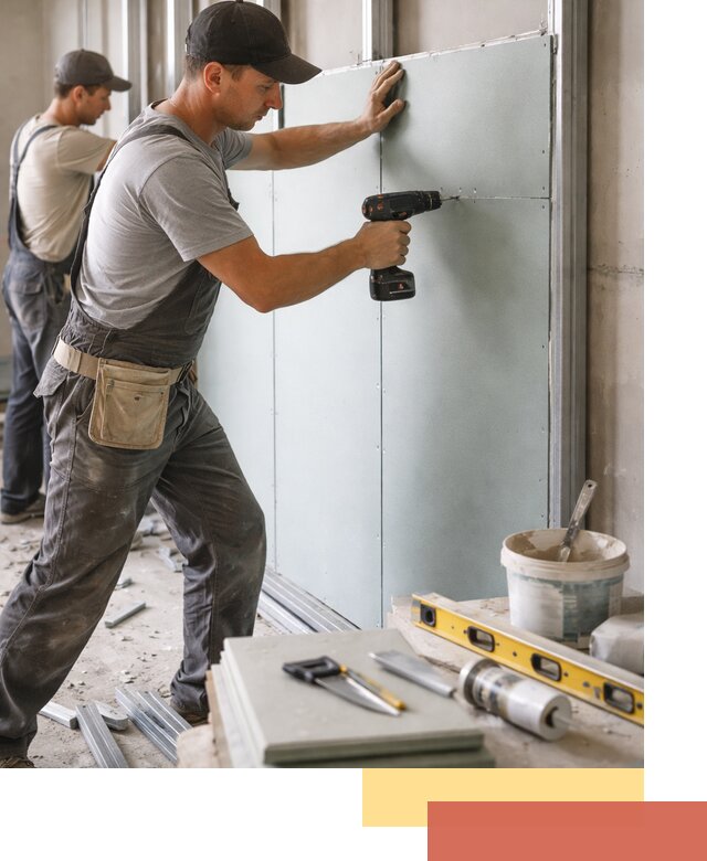 Кладка влагостойких перегородок ПГП в Мытищах