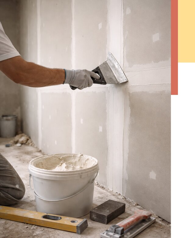 Шпаклевка перегородок из гипсокартона в Мытищах от 2539 руб. — услуги ОТДЕЛОЧНИК-Мтщ