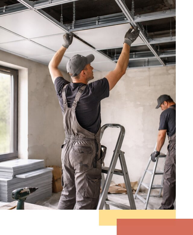 Монтаж кассетного потолка в Мытищах качественно и быстро