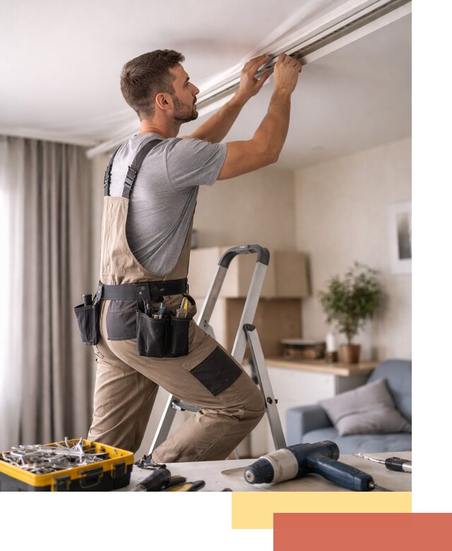 Ремонт натяжных потолков в Мытищах — качественно и оперативно