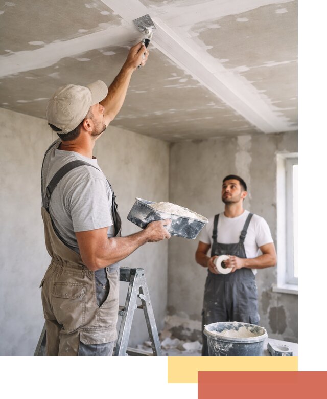 Обработка швов потолка ГКЛ в Мытищах: качественная заделка и шпатлевка