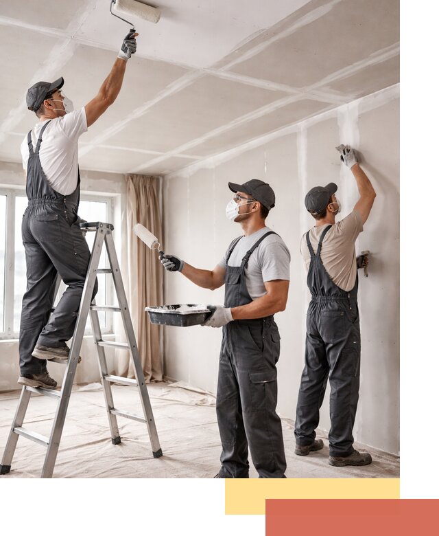 Покраска потолка из гипсокартона в Мытищах качественно и недорого