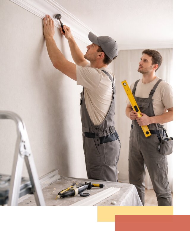 Монтаж потолочного плинтуса в Мытищах качественно и быстро